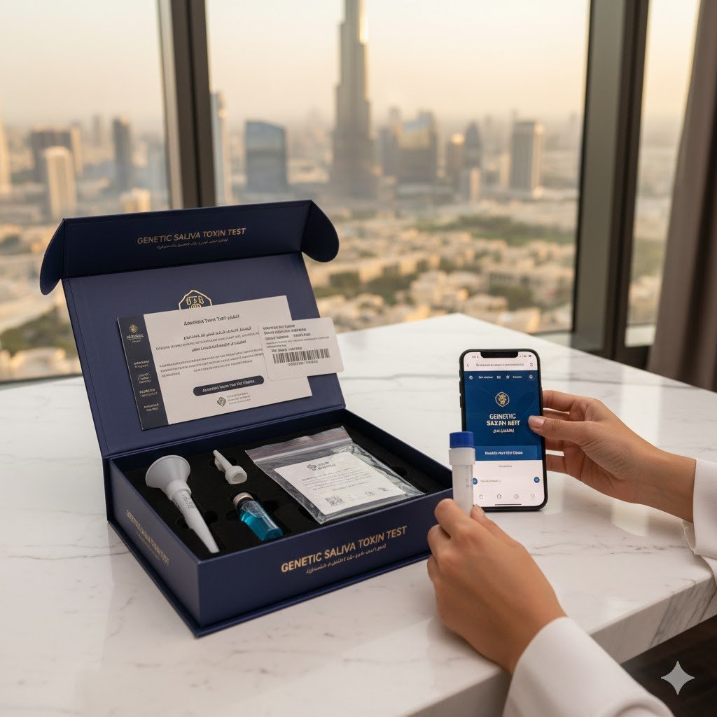 Genetic Saliva Toxin Test (At-Home Diagnostic Service – Dubai)