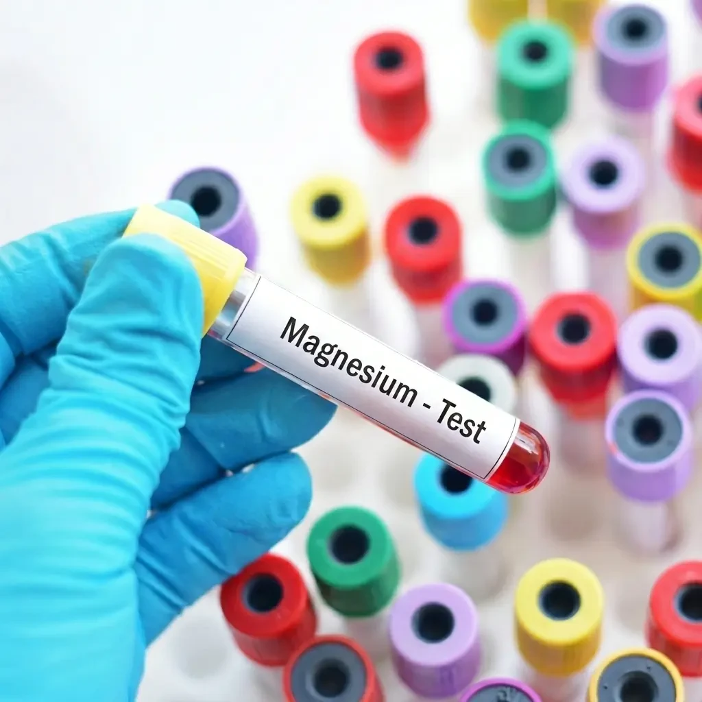 Magnesium Serum Test: Fast 1-Day TAT, Essential Mineral for Energy, Bone, Heart & Stress Health