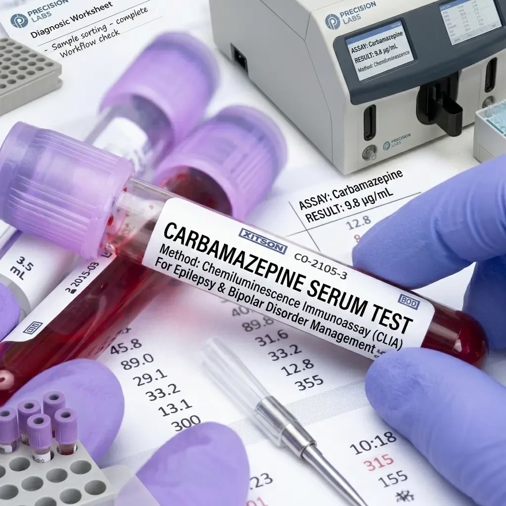 Carbamazepine Serum Test | Chemiluminescence Method for Epilepsy & Bipolar Disorder