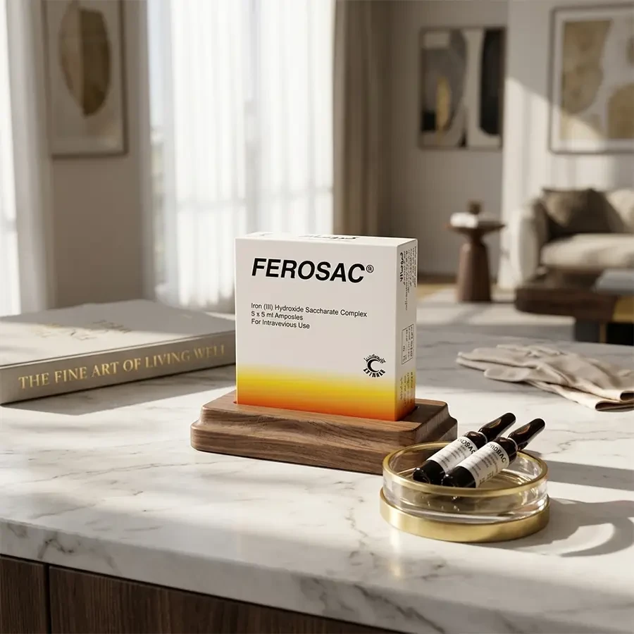 ferosac iv 5ml 100mg (5 أمبولات)