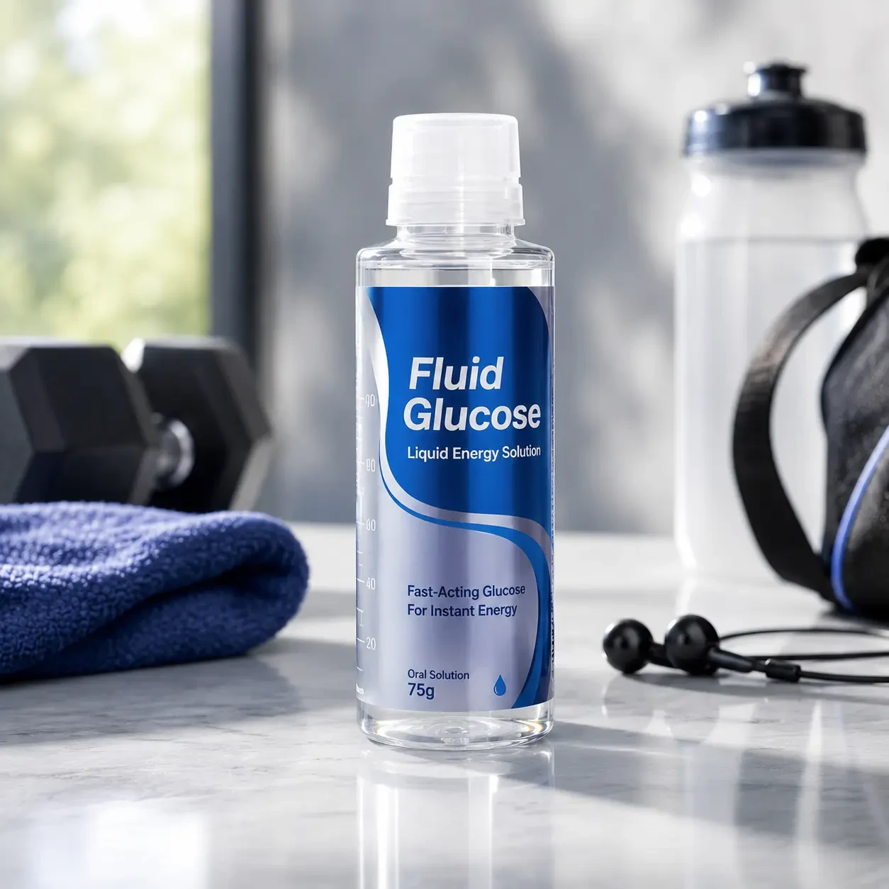 Fluid Glucose Liquid Energy Solution – Fast-Acting Glucose for Athletes, Blood Sugar Management, and Instant Energy Boost