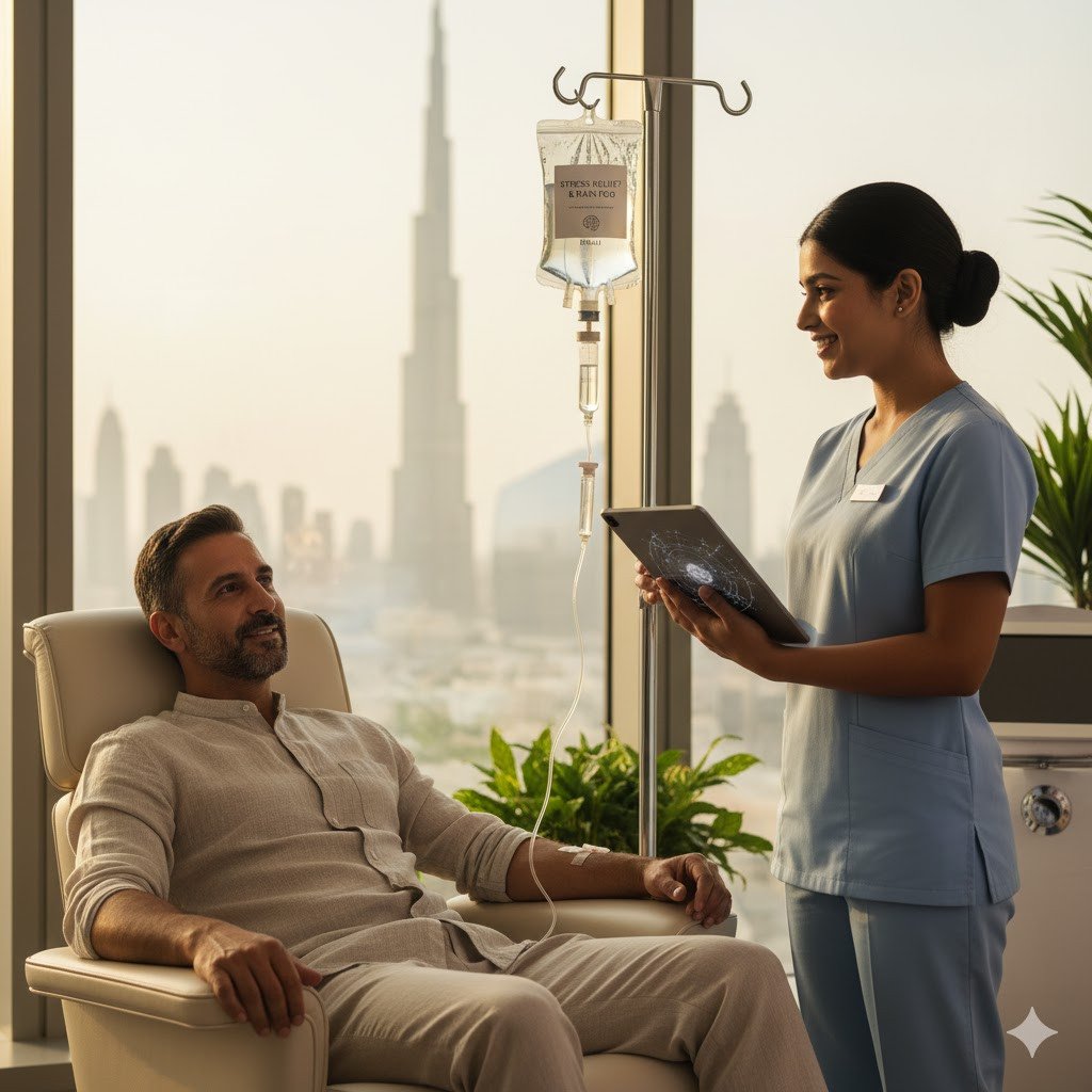 Stress Relief & Brain Fog IV Drip – At-Home IV Therapy