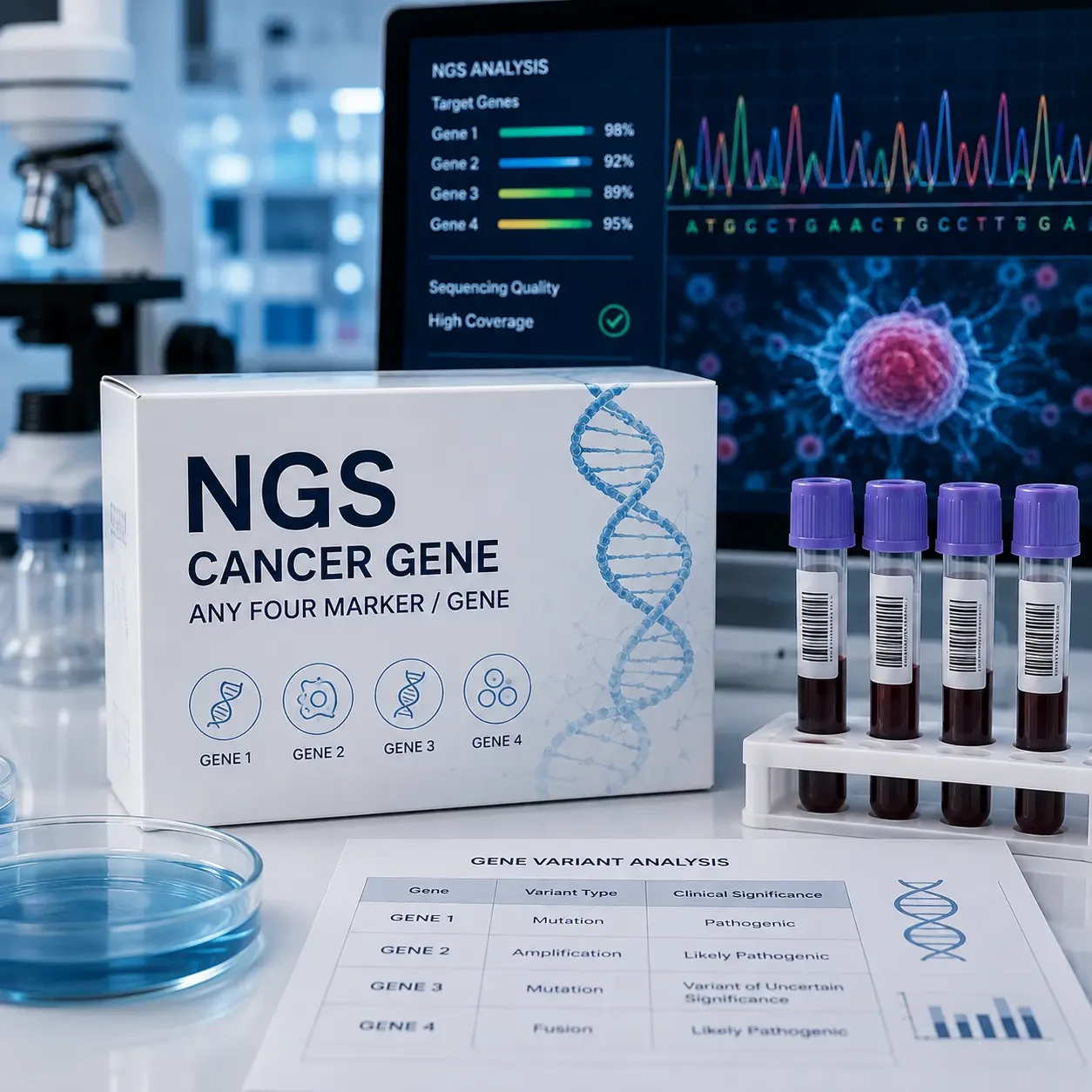 NGS Cancer Gene - Any four Marker/ Gene