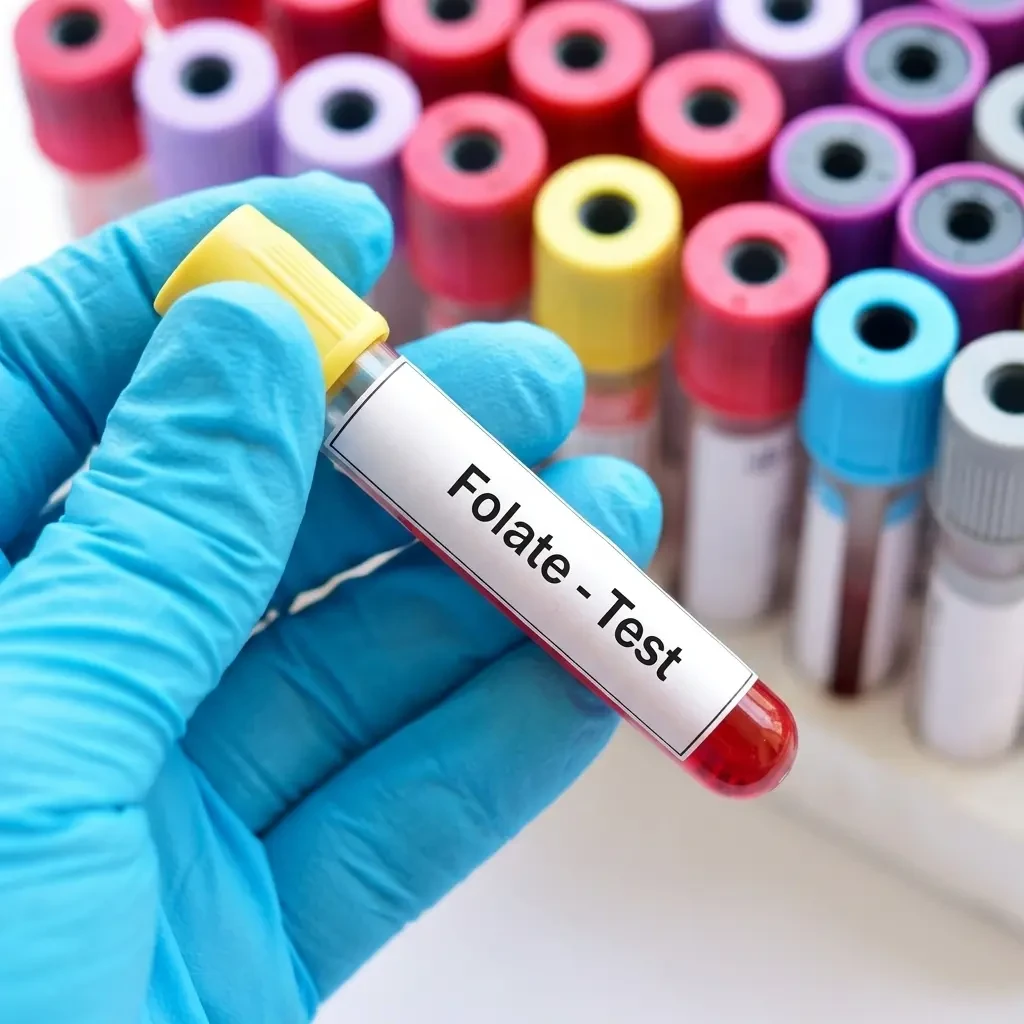 Folate Serum Test - Fast 1-Day TAT | Vitamin B9 for DNA, Energy & Prenatal Health
