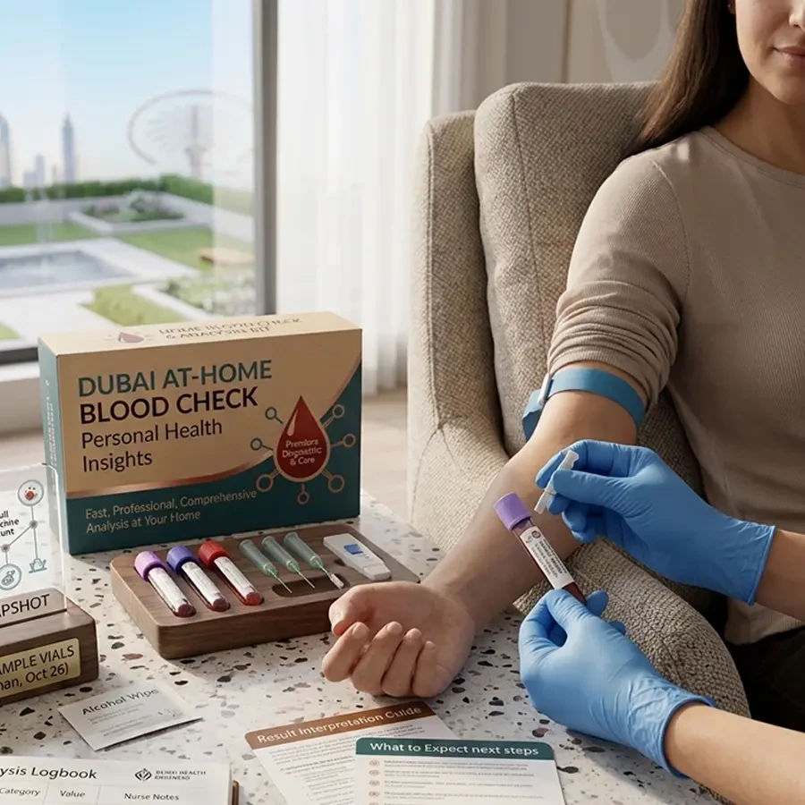 Blood Check at home in Dubai