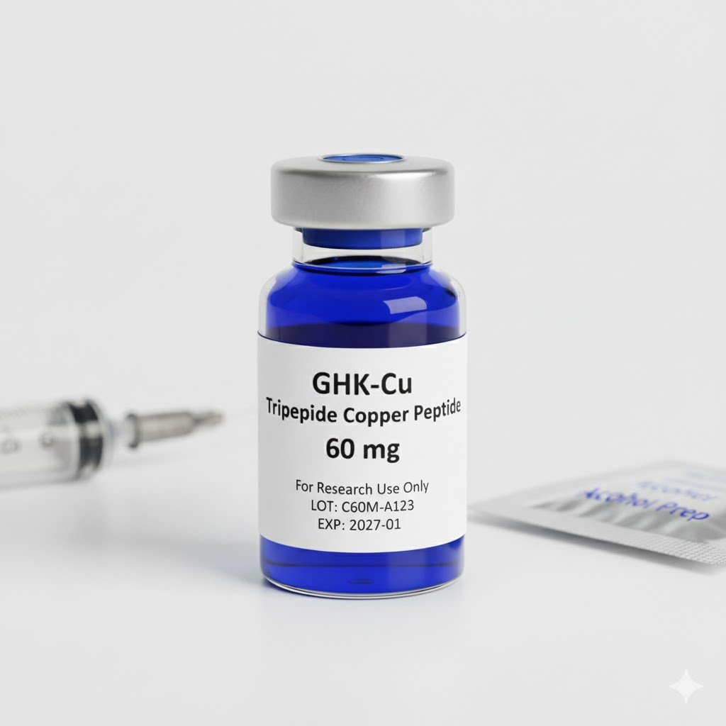 Home GHK-Cu (Tripeptide Copper Peptide) 60 mg Injection