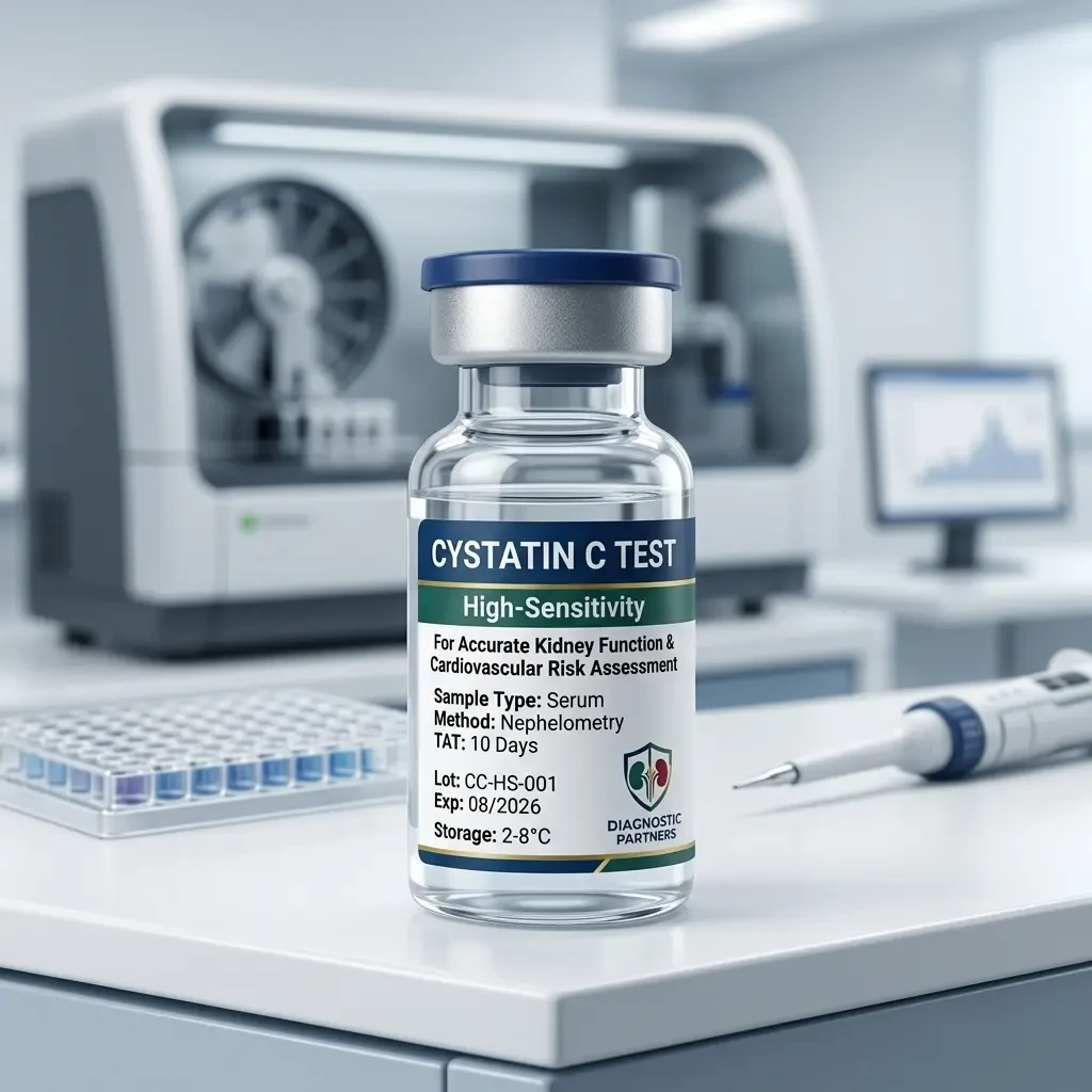 High-Sensitivity Cystatin C Test for Accurate Kidney Function & Cardiovascular Risk Assessment – Serum Sample, Nephelometry Method, 10-Day TAT