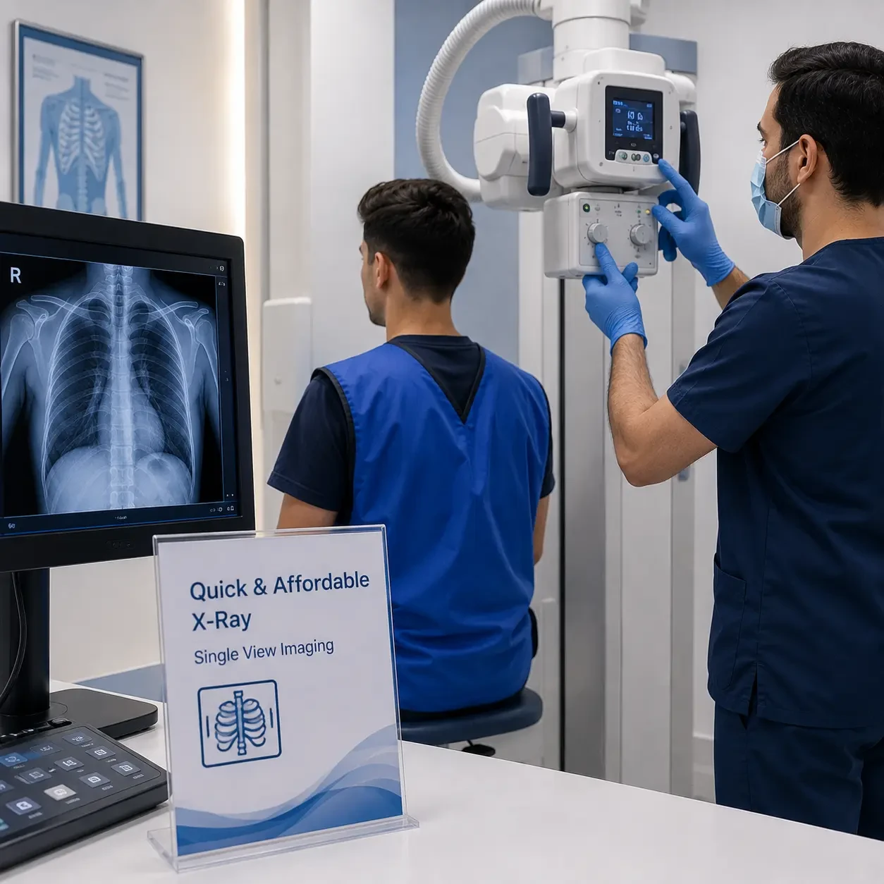 Quick & Affordable X-Ray Single View Imaging
