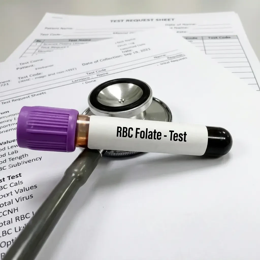 Folate (RBC) Test – Accurate Red Blood Cell Folate Analysis for Nutritional Health & Deficiency Detection
