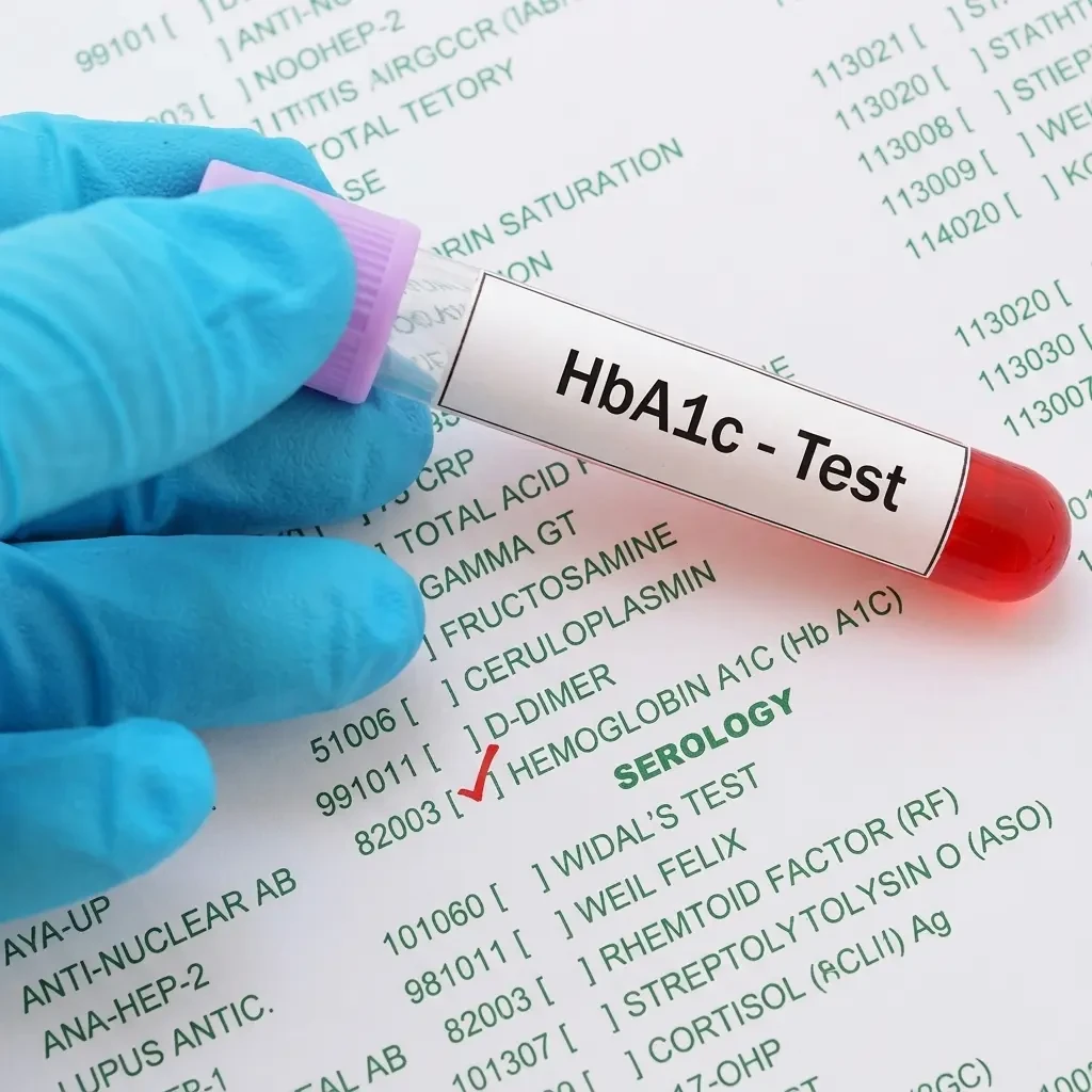 Accurate Glycosylated Haemoglobin (HbA1C) Test for Long-Term Blood Sugar Control – Whole Blood Sample, 1-Day TAT, Immunoturbidometry Method