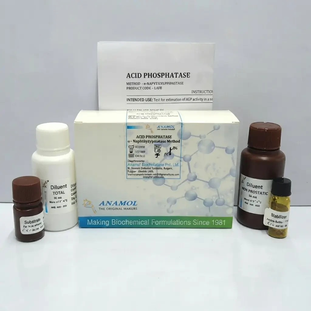 Acid Phosphatase – Total Diagnostic Reagent for Serum Analysis | Spectrophotometry-Based Enzymatic Activity Testing for Prostate Health & Bone Metabolism